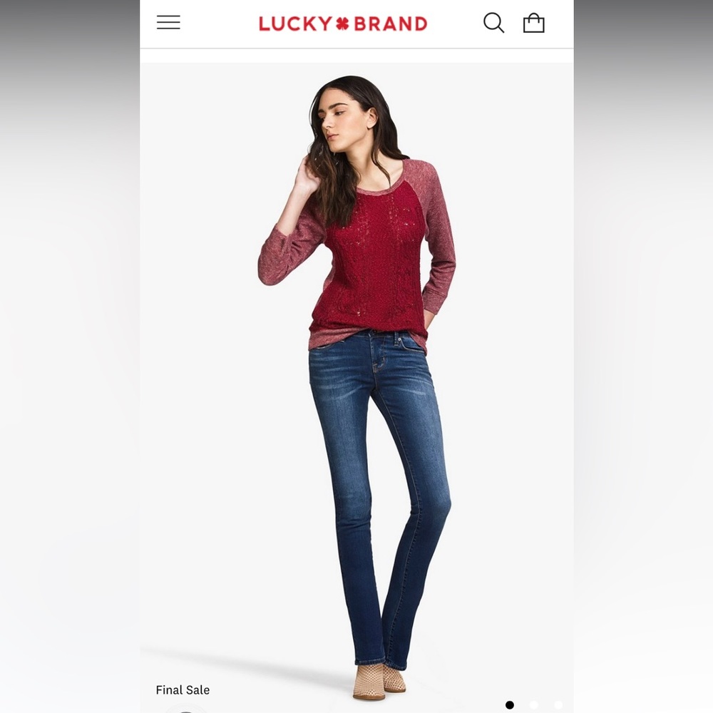 Lucky brand Brooke straight out 25 Jeans